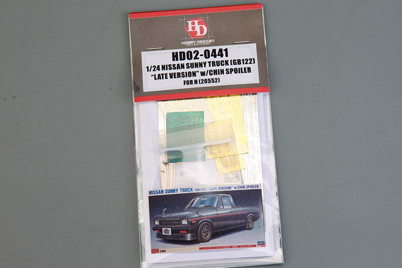 Hobby Design HD02_0441 1/24 Nissan Sunny Truck (GB122) Late version w/Chin Spoiler Detail up Set For Hasegawa