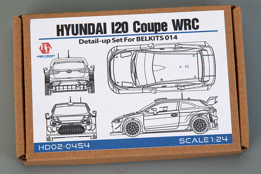 Hobby Design HD02_0454 1/24 Hyundai I20 Coupe WRC Detail up Set For Belkit