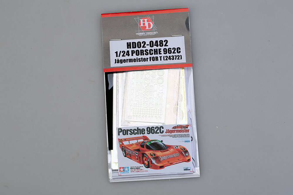 Hobby Design HD02_0482 1/24 Porsche 962C Jagermeister Detail-up set for Tamiya