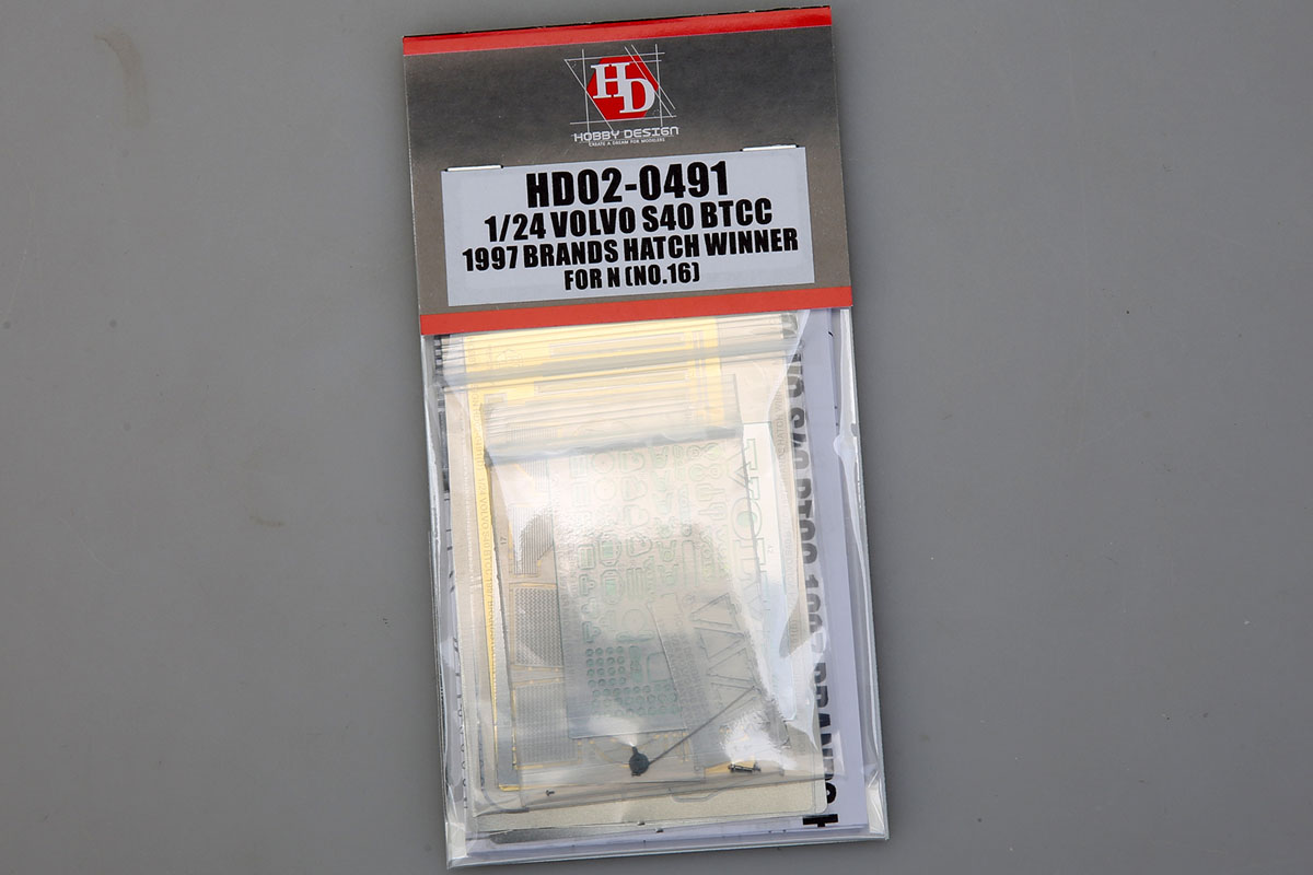 Hobby Design HD02_0491 1/24 Volvo S40 BTCC 1997 Brands Hatch Winner for Nunu