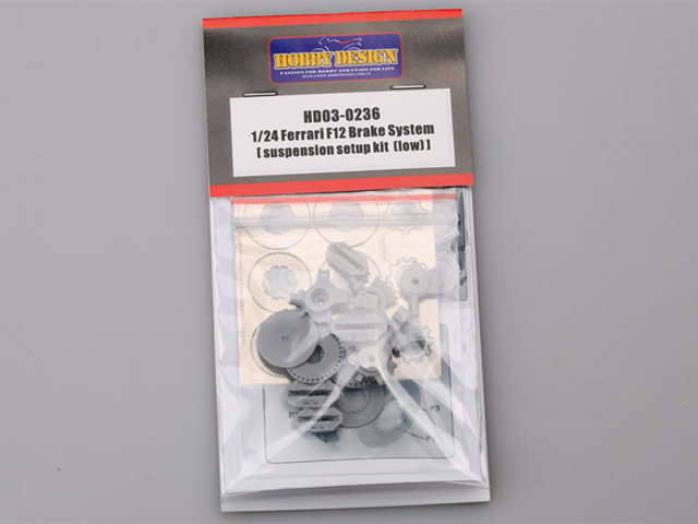 Hobby Design HD03_0236 1/24 Ferrari F12 Brake System Suspention Set up kit