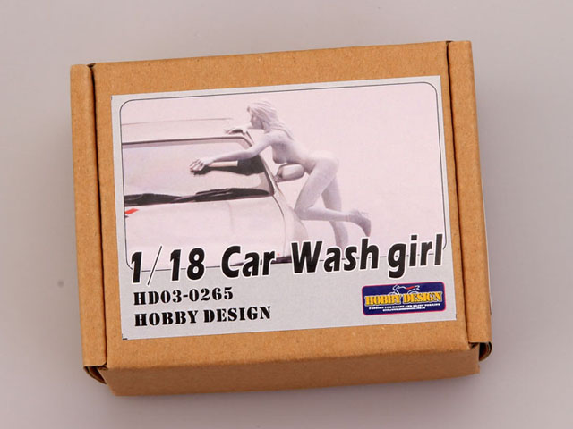 Hobby Design HD03_0265 1/18 Car Wash Girl