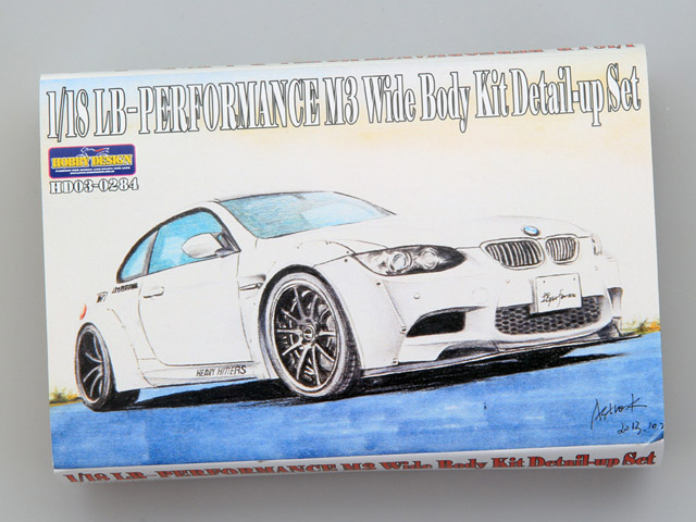 Hobby Design HD03_0284 1/18 LB-Performance M3 Wide Body トランスキット