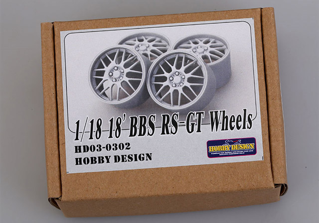 Hobby Design HD03_0302 1/18 18' BBS RS-GT Wheels