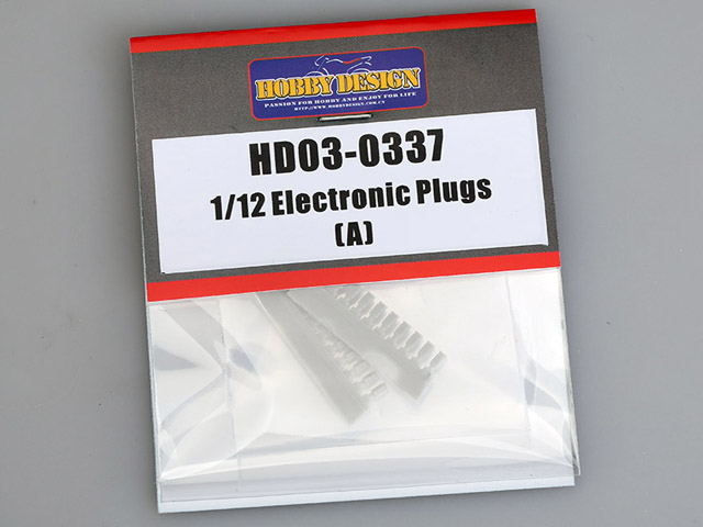 Hobby Design HD03_0337 1/12 Electronic Plugs (A)