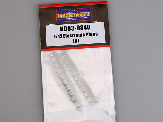 Hobby Design HD03_0340 1/12 Electronic Plugs (D)
