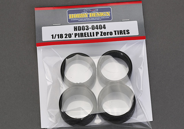 Hobby Design HD03_0404 1/18 20' Pirellip Zero Tires