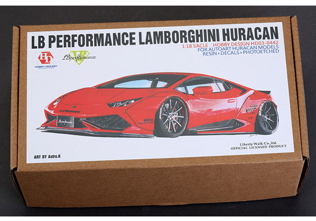 Hobby Design HD03_0442 1/18 LB PERFORMANCE ウラカン トランスキット　for Autoart