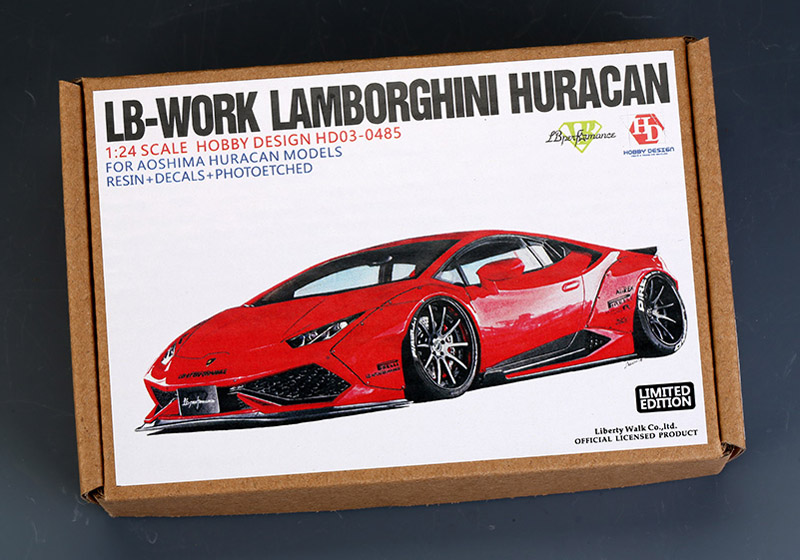 Hobby Design HD03_0485 1/24 LB-Work Lamborghini Huracan Trance kit