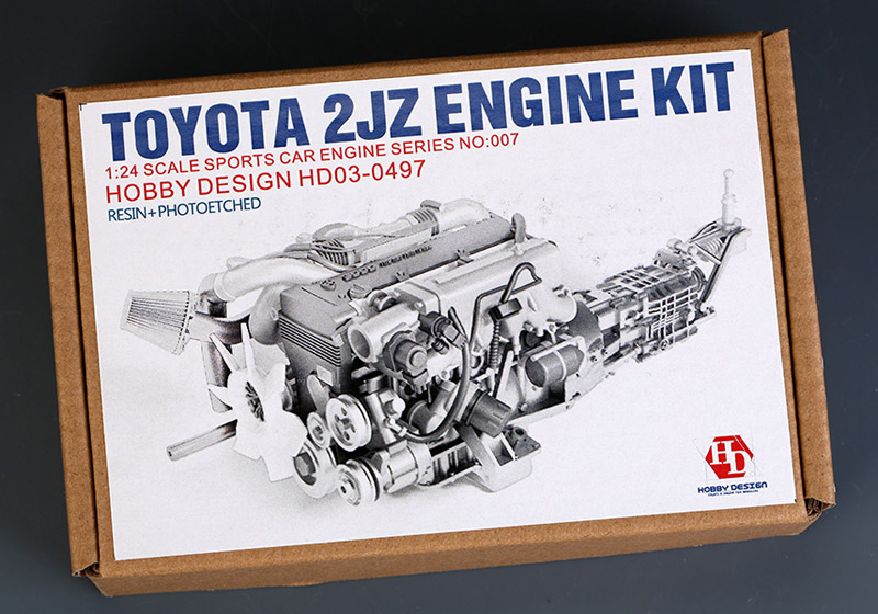 Hobby Design HD03_0497 1/24 トヨタ 2JZ エンジンキット