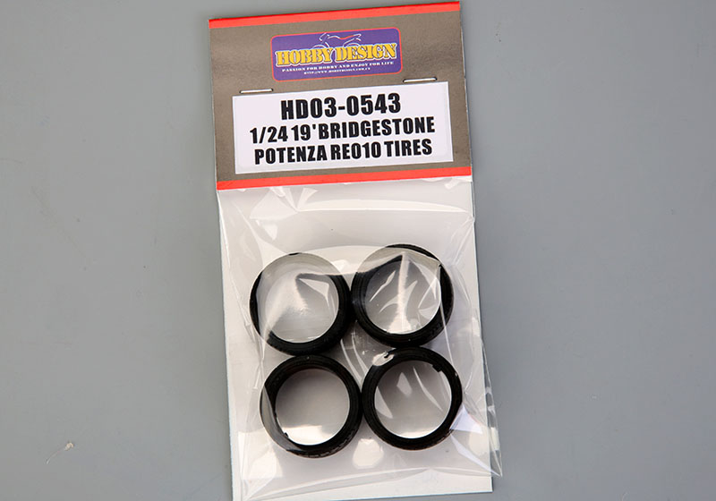 Hobby Design HD03_0543 1/24 19’ Bridgestone  Potenza RE010 Tires