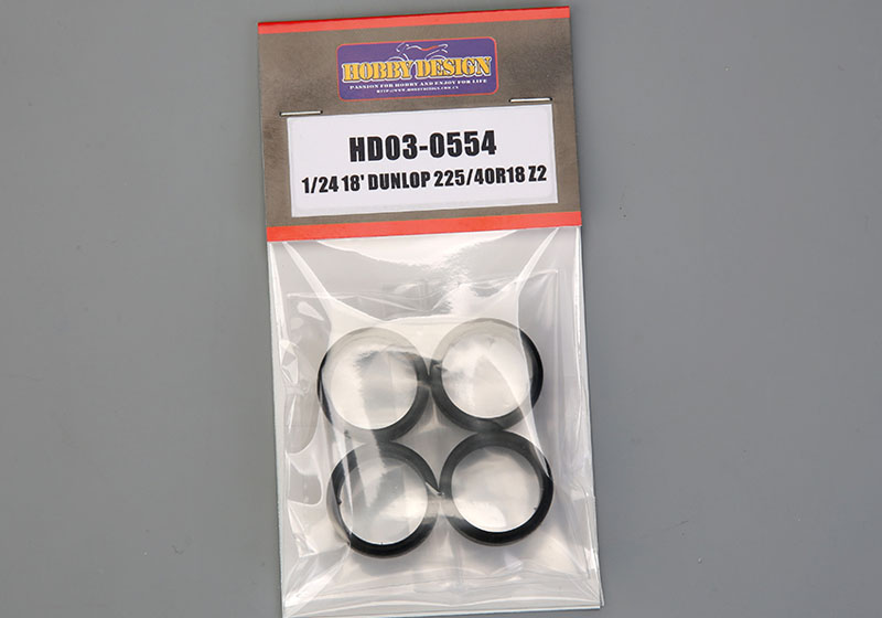 Hobby Design HD03_0554 1/24 18' Dunlop 225/40R18 Z2 Tire