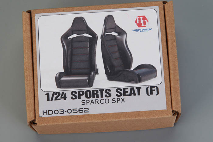 Hobby Design HD03_0562 1/24 Sports Seats (F)  Sparco Spx