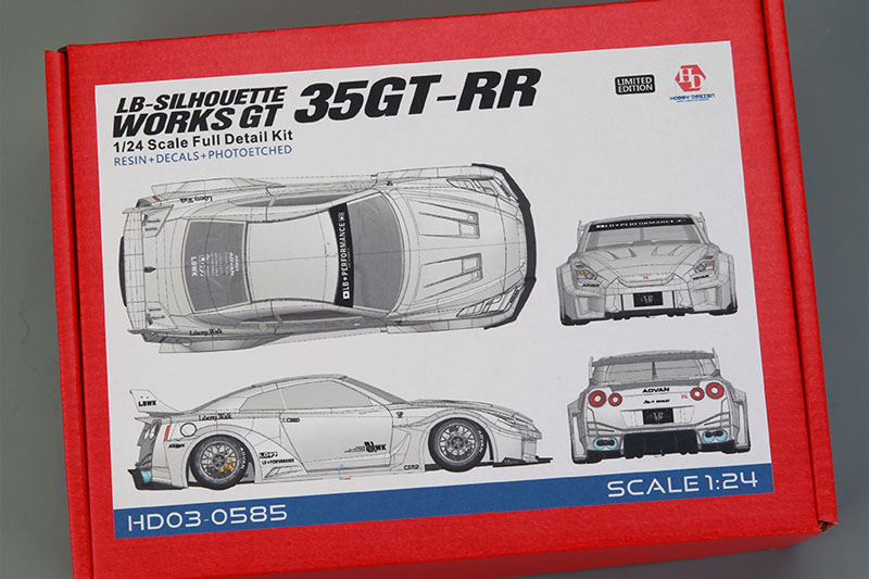 Hobby Design HD03_0585 1/24 LB-Silhouette Works GT 35GT-RR Kit