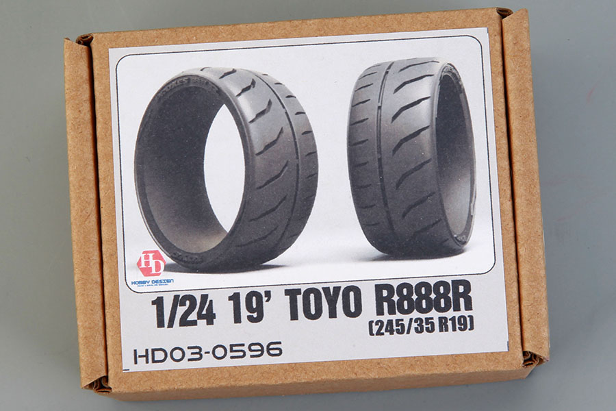 Hobby Design HD03_0596 1/24 19' Toyo R888R (245/35 R19) Tires