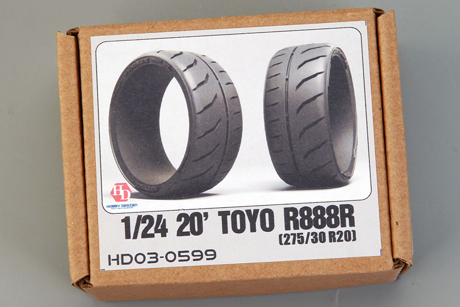 Hobby Design HD03_0599 1/24 20' Toyo R888R (275/30 R20) Tires