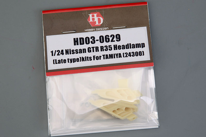 Hobby Design HD03_0629 1/24 Nissan GTR R35 Headlamp (Late Type) Kits For Tamiya