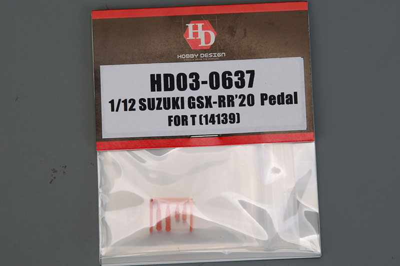 Hobby Design HD03_0637 1/12 Suzuki GSX-RR’20  Pedal for Tamiya
