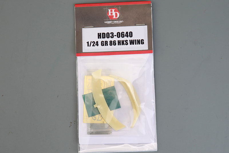 Hobby Design HD03_0640 1/24 GR86 HKS Wing set