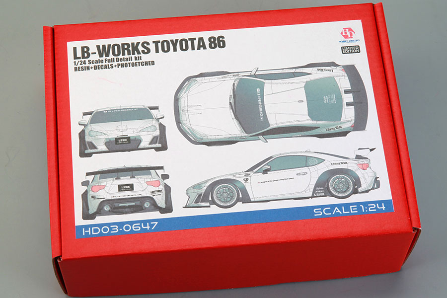 Hobby Design HD03_0647 1/24 LB-WORKS Toyota 86 Full Kits ミニカー専門店 ラクーンオート