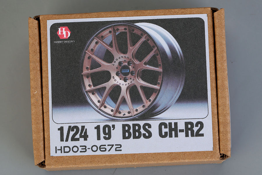 Hobby Design HD03_0672 1/24 19' BBS CH-R2 Wheels ミニカー