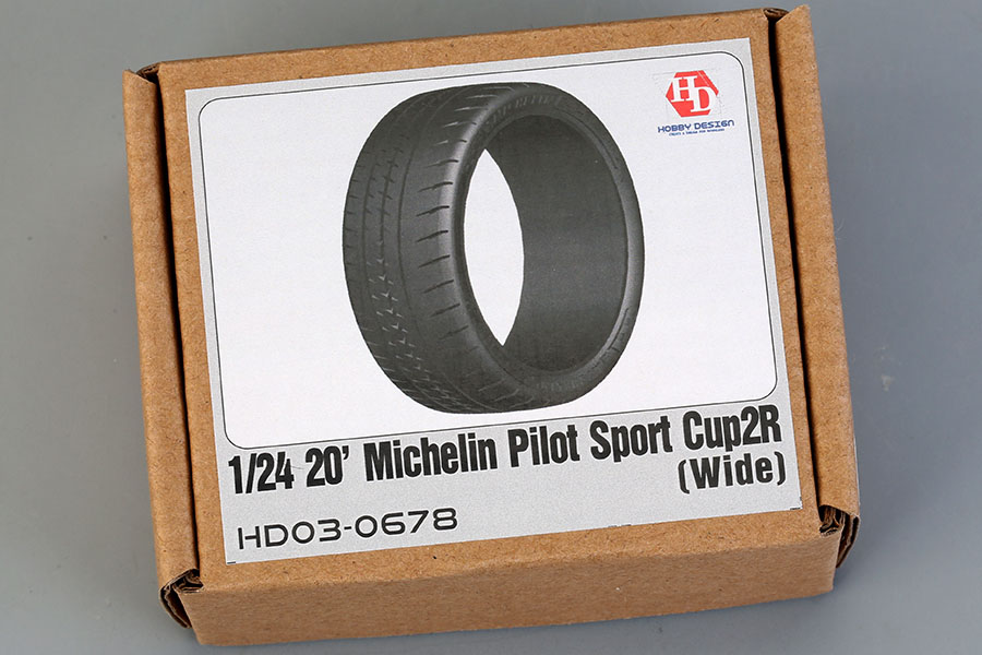 Hobby Design HD03_0678 1/24 20' Michelin Pilot Sport Cup2-R Tires（Wide）