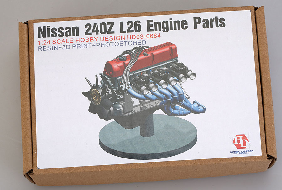 Hobby Design HD03_0684 1/24 Nissan 240Z L26 Engine parts