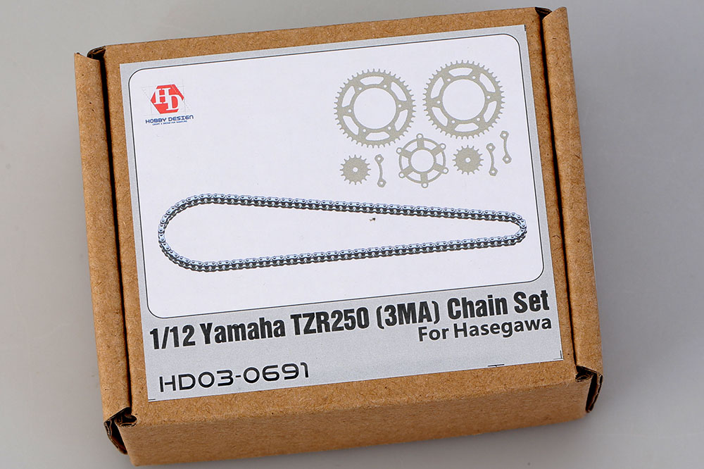 Hobby Design HD03_0691 1/12 3D Print Chain Set For Hasegawa Yamaha
