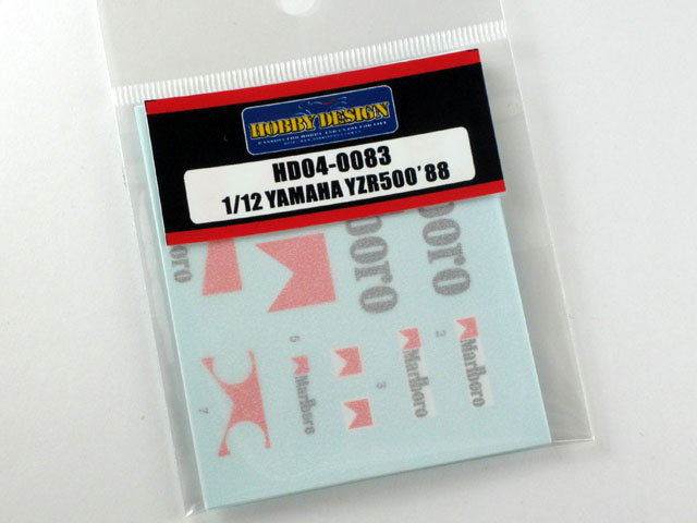 Hobby Design HD04_0083 1/12 Yamaha YZR500 1988 Marlboro Decal 【メール便可】