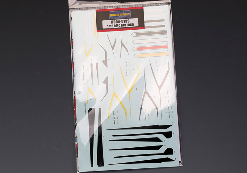 Hobby Design HD04_0139 1/18 DMC 610 Logo デカール 【メール便可】