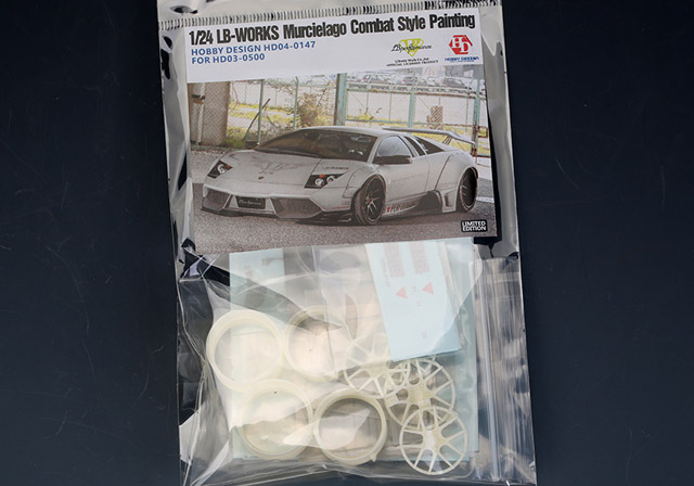 Hobby Design HD04_0147 1/24 LB Works Murcielago Combat Style Painting for HD03-0500