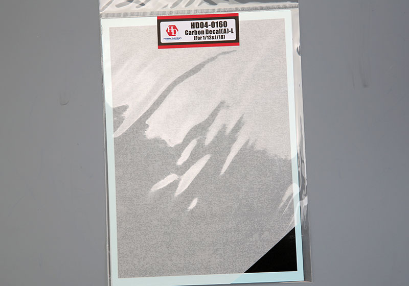Hobby Design HD04_0160 Carbon Decal (A) -L (for 1/12&1/18) 【メール便可】