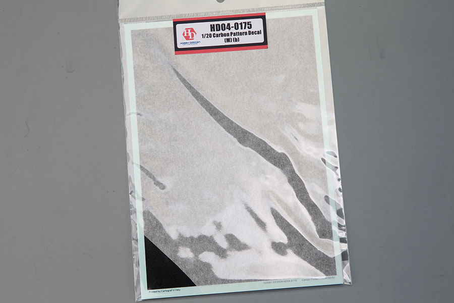 Hobby Design HD04_0175 1/20 Carbon Pattern Decal (M) -B 【メール便可】