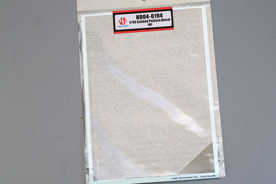Hobby Design HD04_0194 1/43 Carbon Pattern Decal (M) 【メール便可】