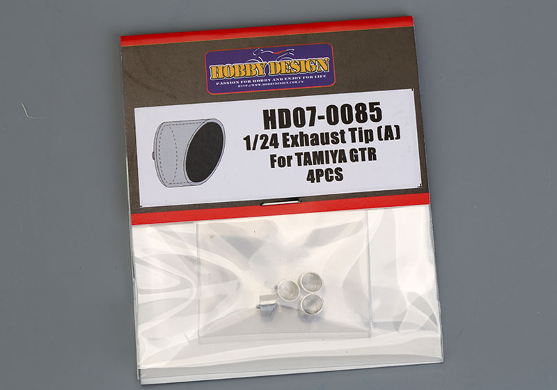 Hobby Design HD07_0085 1/24 Exhaust Tip (A) For Tamiya GTR R35
