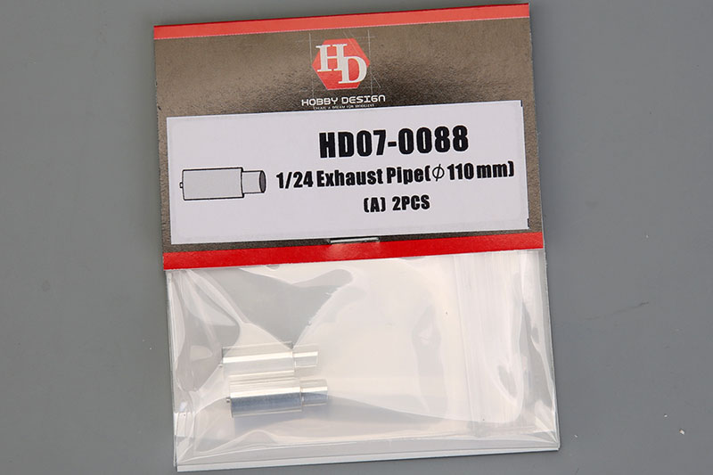 Hobby Design HD07_0088 1/24 Exhaust Pipe (110mm) [A] 2pcs