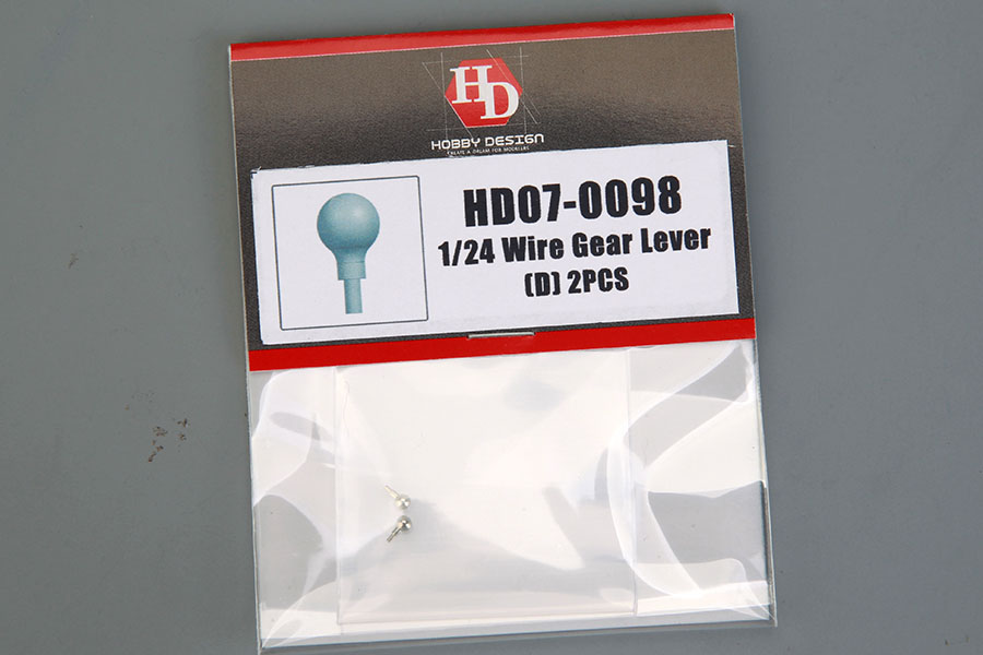 Hobby Design HD07_0098 1/24 Wire Gear Lever (D) 2pcs