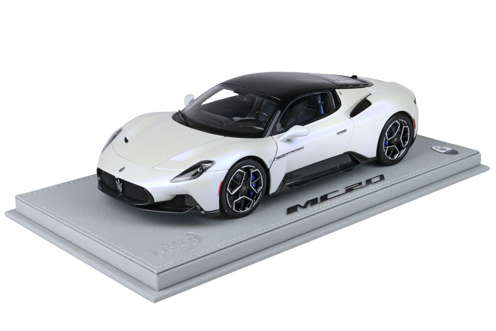 お取り寄せ商品】 BBR HE180051ABBR 1/18 Maserati MC20 Bianco Audace