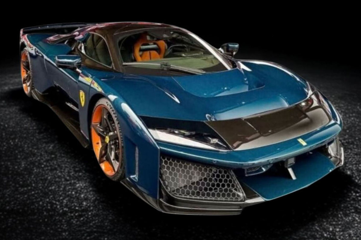 ** 予約商品 ** BBR HE180054NDIE 1/18 Ferrari F80 Full Carbon Blue (Diecast Full Open)（ケース付）