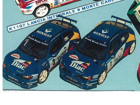PROVENCE K1106 Renault MEGANE n.1-3 Lyon-Charbonniere 1996