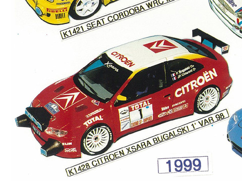 PROVENCE K1428 Citroen XSARA Bugalski 1er winner 1998