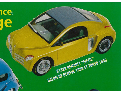 PROVENCE K1526 Renault FIFTIE ジュネーブ1996/東京モーターショー1999　プリペイントキット