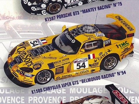 CHRYSLER VIPER GTS-R #54 BELMONDO RACING LE MANS 2000 ONYX