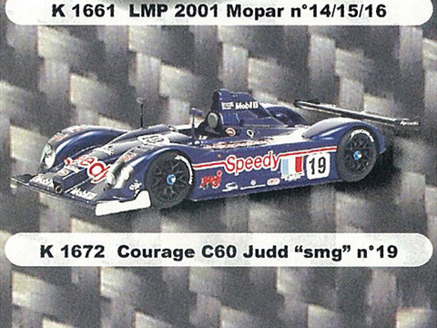 PROVENCE K1672 Courage C60 Judd SMG n.19 LM 2001