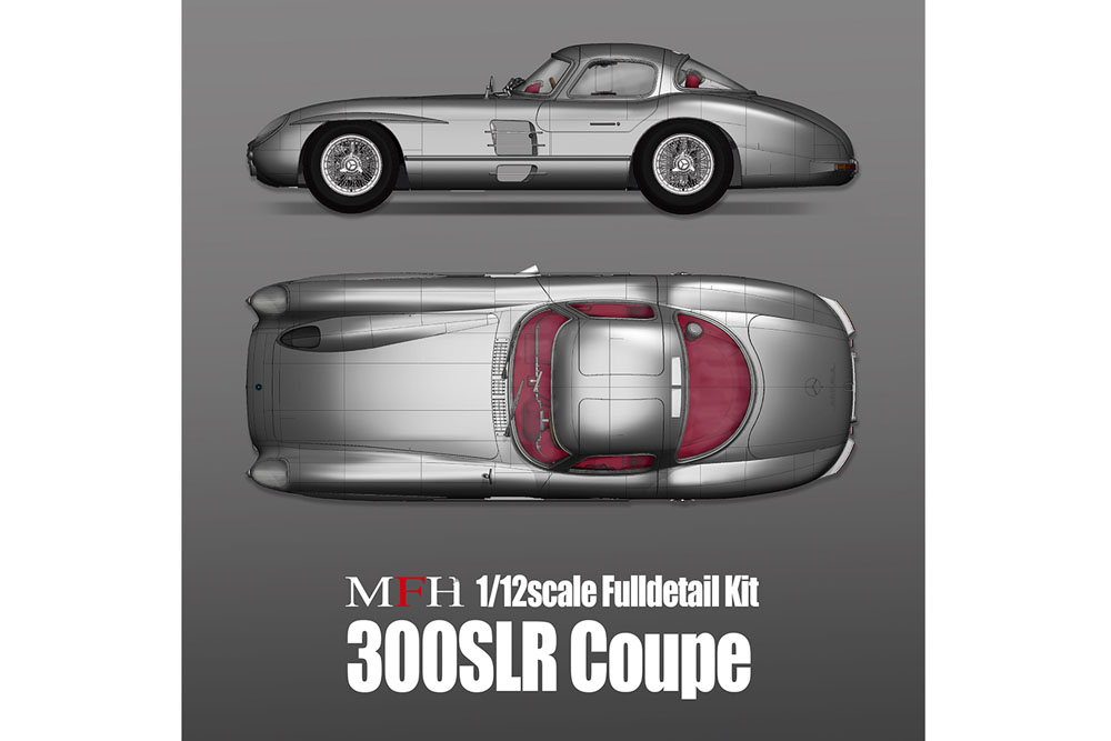 HIRO K821 1/12 Mercedes Benz 300SLR Coupe