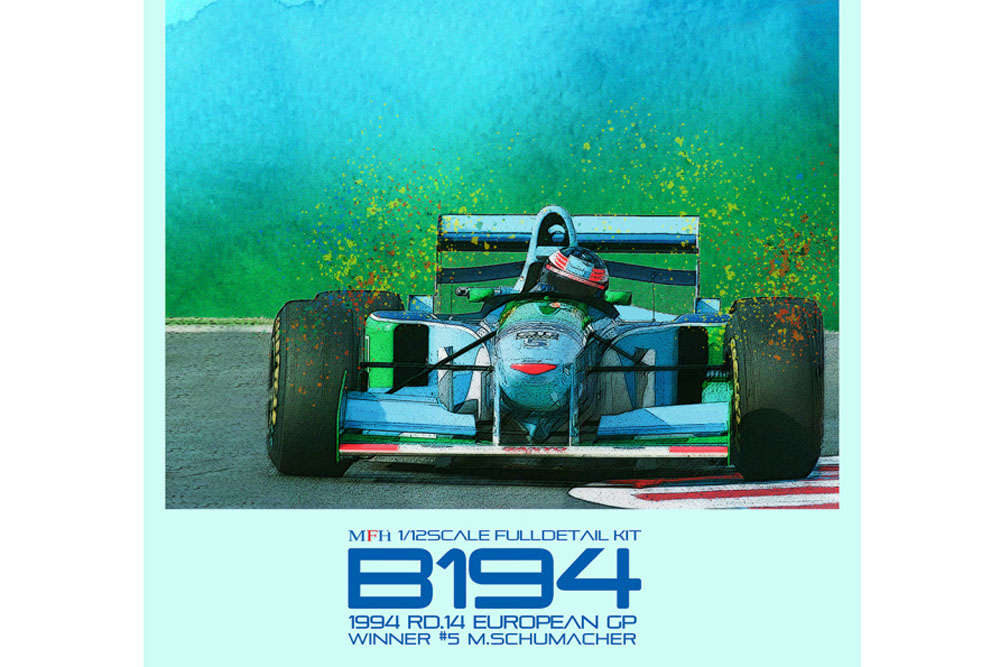 ** 予約商品 ** HIRO K860 1/12 Benetton B194 1994 European GP / Australian GP