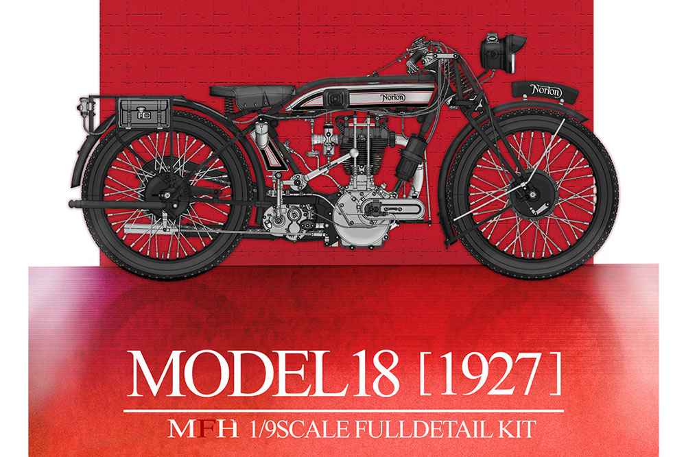 予約商品 ** HIRO K861 1/9 Norton Model 18 1927 ミニカー専門店