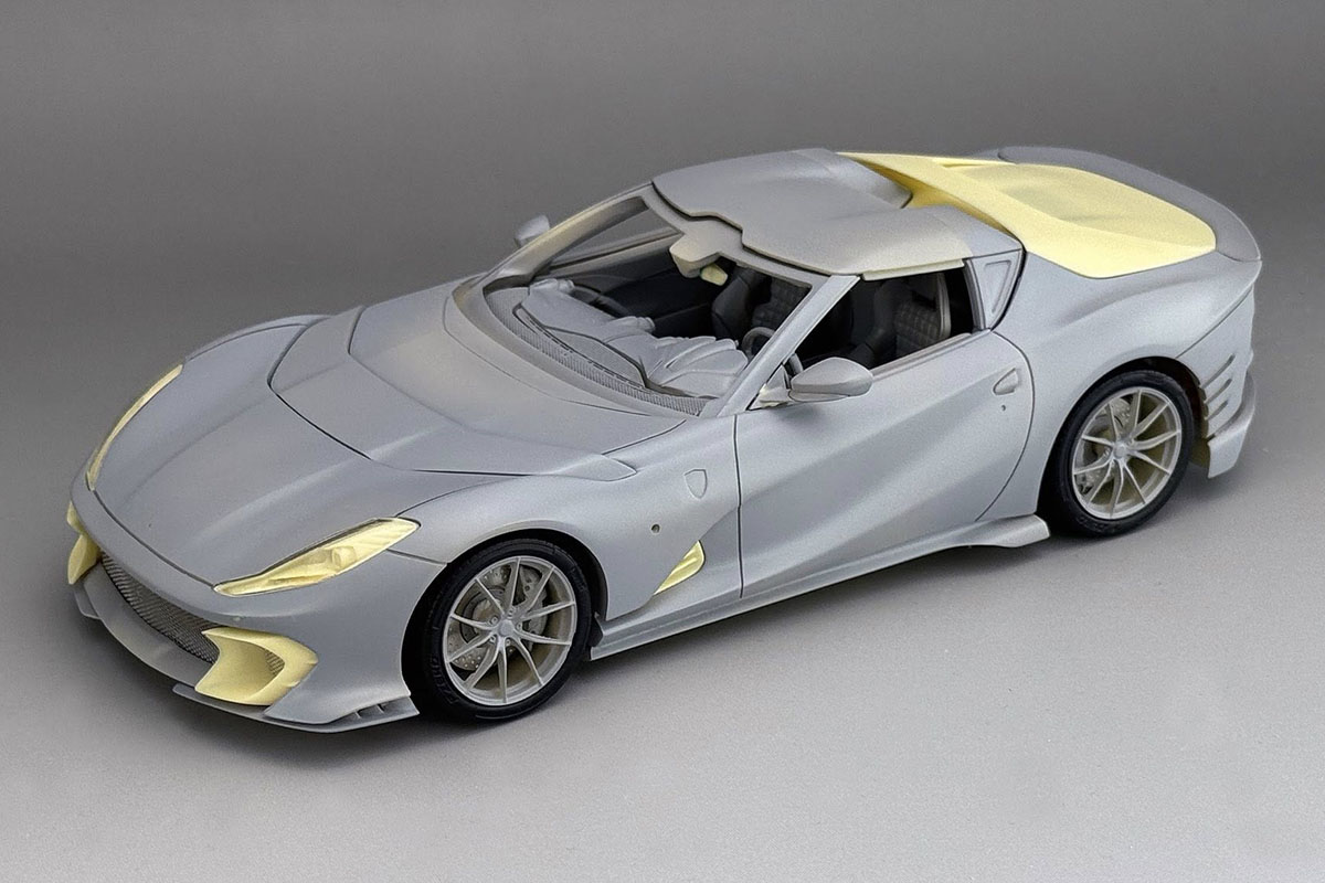 キラッとプリ☆チャン HR・RRセット➀ 予約商品 ** Kitbox x PZY Model 1/24キット KB08-29 Ferrari 812