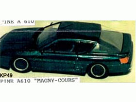 JPS KP049P アルピーヌ A 610 Magny-Cours プリペイントキット