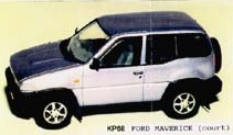 JPS KP068R フォード Maverick プリペイントキット （レッド）